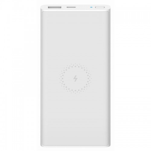 Внешний аккумулятор с поддержкой беспроводной зарядки Xiaomi Mi Power Bank 10000mAh Белый (WPB15ZM)