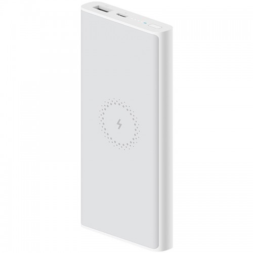 Внешний аккумулятор с поддержкой беспроводной зарядки Xiaomi Mi Power Bank 10000mAh Белый (WPB15ZM)