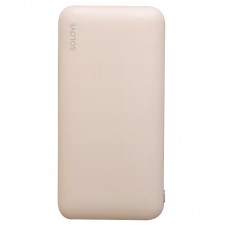 Внешний аккумулятор Xiaomi Power Bank SOLOVE 10000mAh Dual USB with leather case Black, Pink (001M)